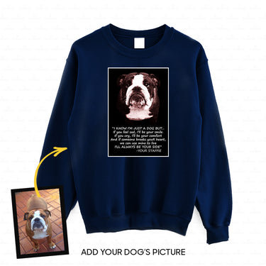 Personalized Dog Gift Idea - I'll Always Be Your Side 1 For Dog Lovers - Standard Crew Neck Sweatshirt